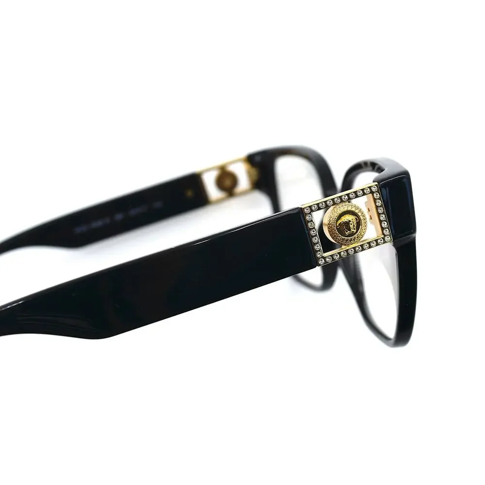 VERSACE VE3329B GB1 BLACK EYEGLASSES FRAME - Picture 9 of 12